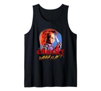 Child's Play Chucky Wanna Play Creepy Portrait Camiseta sin Mangas