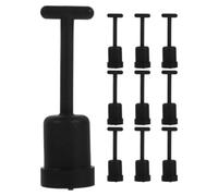 CHILDWEET 10 Piezas Llave de Tubo G9 de Plástico, Herramienta para Anillo de Retención, Mango en T, Negro, para Anillo de Collar de Portalámparas en Instalaciones y Luminarias