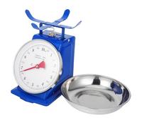 CHILDWEET 10kg Báscula Manual de Cocina con Bowl Desmontable Escala Vintage de Acero Inoxidable para Pesar Carne Líquidos y Alimentos sin Pilas con Dial Grande Fácil de Leer