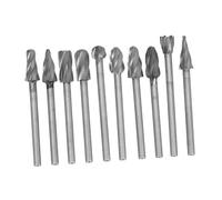 CHILDWEET 10piezas Cabezal De Rotatoria De Carburo Para Fresado y Corte Brocas Herramientas Eléctricas Para Juego