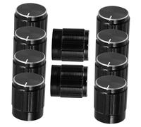 CHILDWEET 10piezas Perillas De Volumen Metálicas Para Guitarra Tapas De Control Aleación De Aluminio Diseño Sofisticado