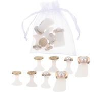 CHILDWEET 16 Piezas Ayudas Para El De Las Uñas Separadores De Dedos Suaves De Uñas De Los Pies Camilla Del Dedo Del Pie Gel De Sílice