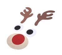 CHILDWEET 1juego Pegatinas Adhesivas De Decoración Navideña para Ventanas y Paredes De Diseños De Renos para Fiestas De Navidad y Año Fácil De Usar y Reutilizables