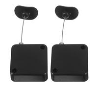 CHILDWEET 2 Cerraduras de Cable Retráctil de Seguridad Control Remoto, Cable de Acero y Plástico, Antirrobo y Antipérdida para Uso Exterior y Portátil