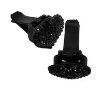 CHILDWEET 2 Piezas Clip de perfume para ventilador de coche difusor clips de salida de coche decoración de clips de ventilación de de ventilación automática páginas Negro