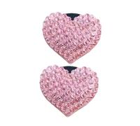 CHILDWEET 2 Piezas Joya de Amor Clip para Difusor de Ventilación de Coche Decoración de Salida de Difusor para Coche Clip para Aroma para Uso Interiores