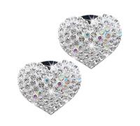 CHILDWEET 2 Piezas Joya de Amor Clips Decorativos para Salida de Difusor de Coche Diseño de Clip para Ventilación de Coche para Decoración Interior