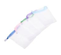 CHILDWEET 20 Bolsas de Jabón de Baño con Cuerda para Colgar, Herramienta Exfoliante de Pe Que Prolonga la Vida del Jabón y Recoge Escamas, Adecuado para Camping y Viaje Color Aleatorio
