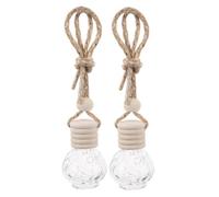 CHILDWEET 2piezas Botellas De Difusor De Vacías Para Coche De Recargables Para Aceites Esenciales y Perfume Accesorios De Aromaterapia Para Viajes y Oficina