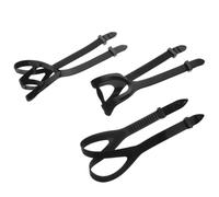 CHILDWEET 3 Piezas Correas de Silicona para Gafas de Natación Banda Flexible Antideslizante para Máscara de Buceo Recambio Resistente para Deportes Acuáticos Accesorios Cómodos Unisex Negro
