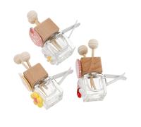 CHILDWEET 3piezas Difusor De Para Coche Clip De Ventilación Botellas De Perfume Vacías Para Aromaterapia y Decoración Automotriz Compatible Con Aceites y
