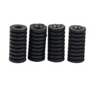 CHILDWEET 4 Fundas de Goma Protector Negro para Palanca de Cambios de Motocicleta para Palanca, Protege Zapatos en Motos de Carretera y Motocross