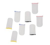 CHILDWEET 4pares Cubiertas De Dedos Antideslizantes para Móviles Sensibles Táctil Protectoras De Pulgar Transpirables y Rápido Secado para Gamers