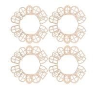 CHILDWEET 50 piezas accesorios para minicasas: puertas y ventanas de hadas en miniatura de madera sin pintar, para manualidades, jardín y decoración