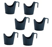 CHILDWEET 6 portavasos de papel escaldado con diseño creativo para escritorio para uso doméstico y de oficina, prácticos protectores de bebidas calientes para café