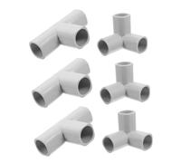 CHILDWEET 6piezas Conectores De Tres Vías para Muebles Accesorios para Barreras Cercas Fácil Instalación y Ensamblaje Compatible Tuberías