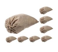 CHILDWEET 8piezas Yute con Cordón para Almacenar Patatas y Verduras Multifunción y Portátil