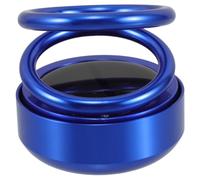 CHILDWEET Ambientador Solar Rotativo Para Automóvil Difusor Aromático Con Doble Anillo Suspenso Decoración Interior De Coche Sostenible y Moderno