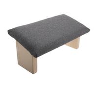 CHILDWEET Banco de Meditación Plegable de Madera Estable Asiento de Tela para Prácticas Zen y Viajes Portátil y Cómodo para Yoga y Relajación