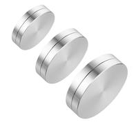 CHILDWEET Base Giratoria de Aleación de Aluminio para Mesa Auxiliar Ruedas, Soporte Giratorio Silencioso y Resistente, Paquete de 3 Piezas para Muebles y Bandejas