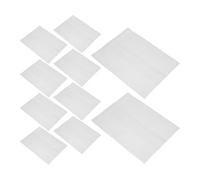 CHILDWEET Bolsas de Cebo Solubles en Agua para Pesca de Carpa 10x14 Cm, 100 Piezas, Bolsas de PVA Desechables para Almacenamiento Sellado y Disolución Rápida, Equipo Portátil