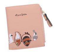 CHILDWEET Bolso bandolera con estampado de ritter para mujer, billetera fina para mujer, bolsos cruzados rosados para mujer, billetera de conejo, bandolera, 1 ud, Rosa 1, 12X9.5X2CM