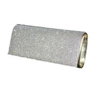 CHILDWEET Bolso Gemas de Imitación, Gran Capacidad Elegante de Poliéster y Pu para Teléfono y Tarjetas de Noche Femenino Adecuado para Bodas y Fiestas