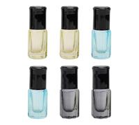 CHILDWEET Botellas de Rodillo Portátiles Prueba de Fugas para Aceites de 3 Ml, 6 Piezas Color Aleatorio para Bolso Deportivo o Bolso de Mano