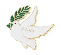 CHILDWEET Broche De Paz Paloma Para Mujer Accesorio De Moda Para Trajes y Chal Detalle Religioso Para Comunión y Bautizo Elegante Para Ocasiones Especiales