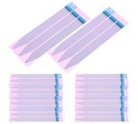 CHILDWEET Cinta Adhesiva Resistente para Baterías Móviles Pegatinas Traseras de Batería 24 Piezas 8 Láminas Cinta Autoadhesiva Roja Recortable para Reparación y Fijación Industrial