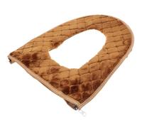 CHILDWEET Cojín de Asiento de Inodoro de Invierno de Felpa Marrón Cremallera, Acolchado, Flexible Olor, Adecuado para Uso en Baño y Hogar Varios Estilos