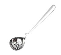 CHILDWEET Colador Resistente de Acero Inoxidable Cocina Mango Largo y de Diseño Colgante, Cucharón Profundo en para Uso Diario