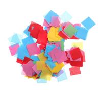CHILDWEET Confeti de Papel Decorativo en Cuadrados de Seda, Portable y Ligero, Adecuado para Cumpleaños y Fiestas, 1 Set de 45g en Forma Cuadrada para Ambientar Celebraciones