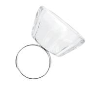 CHILDWEET Copa de Anillo de Cristal para Pestañas Acero Inoxidable, Soporte Rápido de Pegamento Adecuado para Salón de Belleza y Escuela de Estética