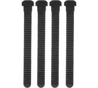 CHILDWEET Correas para Patines de Hielo 4 Unidades PVC Negro con Hebilla y Tornillos, Correas prácticas para Calzado de competición y Patinaje Varios Estilos