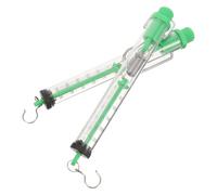 CHILDWEET Dinamómetro Mecánico de Cilindro 25n y 2500g con Resistencia la Corrosión, Plástico Duradero y Gancho Colgante para Uso en Exterior y Pruebas Físicas Color Color Aleatorio