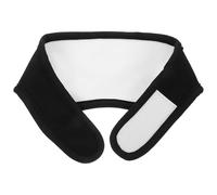CHILDWEET Envoltura Reutilizable de Aceite de Ricino Cuello en Tejido Negro, Diseño Ergonómico para Cuidado Personal Sueño