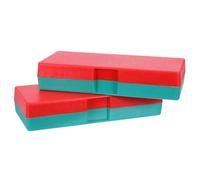 CHILDWEET Estuche de Almacenamiento para Micrómetros 0-25 Mm 2 Unidades Rojo y Verde, Contenedor Resistente a Impactos para Trabajo de Campo Técnico E Industrial, Organizador Compacto