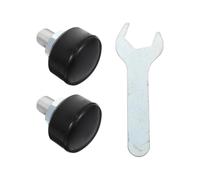 CHILDWEET Freno Ajustable para Patines en Línea Negro de Goma Tope Cilíndrico Doble Resistente para Patines de Cuatro Ruedas Herramienta Incluida, Accesorio Deportivo para Seguridad