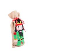 CHILDWEET Funda De Botella De Vino Navideña De Moda Bolsa De Vino Creativa para Botellas De Decoración para Fiestas