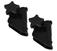 CHILDWEET Hebillas de Plástico para Sillas Plegables 20mm, Bisagras de Pestillo Fijas para Tumbonas de Camping y Playa, Conector de Bloqueo para Tubos Redondos, 1 Par, Accesorio Resistente
