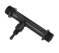 CHILDWEET Inyector y Flujo de 0.65-2.42m³/h Venturi 3/4' de Plástico Alta Resistencia Química para Riego y Fertilización de Plantas en Sistemas de Irrigación