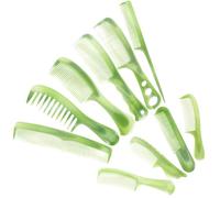 CHILDWEET Juego de 10 Peines de Plástico para Cabello Largo, Desenredantes Masaje, Adecuados para Cabello Seco y Mojado, sin Dañar el Cuero Cabelludo