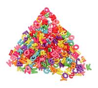 CHILDWEET Letras para Llaveros en Cuentas Acrílicas Macaron Estilo A-z, 700 Piezas para Hacer Joyas Fácil Enhebrado y Tacto Suave, Ideales para Pulseras y Llaveros
