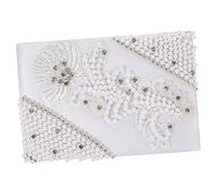 CHILDWEET Libro De Invitados De Boda Perlas y Rhinestones Álbum De Firmas Elegante para Celebraciones De Bodas y Compromisos Recuerdos Hermosos y Prácticos