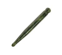 CHILDWEET Masajeador para casa con forma retro de jade natural para masaje de puntos gatillo y cuidado corporal, adecuado para uso mientras se escucha música