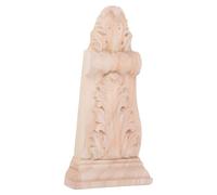 CHILDWEET Ménsulas para Puerta de Madera Tallada, Columna Romana Decorativa, Estilo Europeo, Flores Antiguas, Soporte Estable, para Decoración de Entradas y Pilares del Hogar