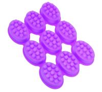 CHILDWEET Molde de Silicona para Jabón 9 Cavidades Antiadherente, Fácil de Limpiar y Multiusos para Fabricación de Jabones Artesanales y Masaje