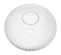 CHILDWEET Pantalla de Lámpara de Vidrio Transparente Diseño Minimalista con Rayas Tulipa Bola Redonda para Lámpara Colgante Recambio Duradero y Elegante para Decoración Interior