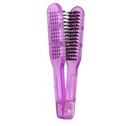 CHILDWEET Peine Alisador para Cabello Cerdas Transparentes, Resistente al Calor, Material Plástico y Mango Ergonómico para Uso Diario y Peinado Fácil